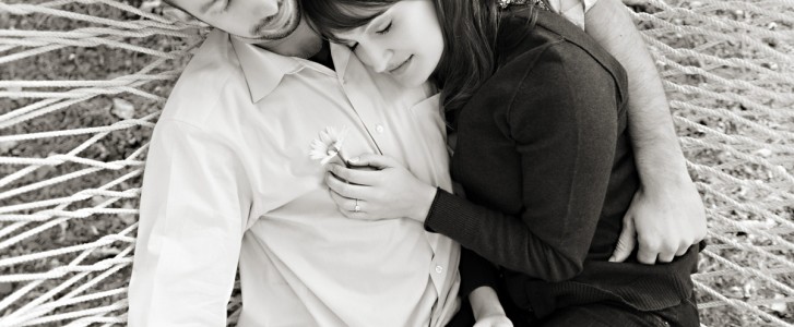 Couple in hammock together