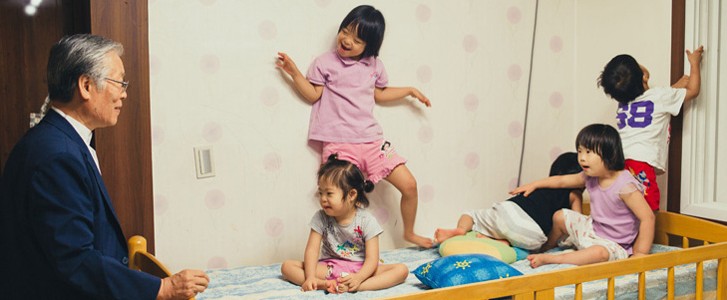 Pastor Lee with children