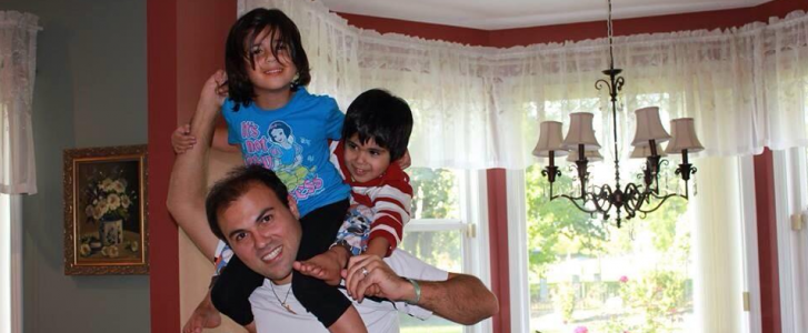 Pastor Saaed Abedini and his children