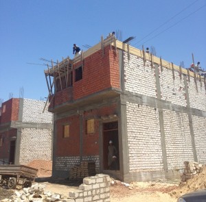 One of the new houses built in Egypt.