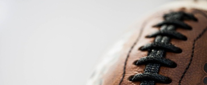 Picture of a football's laces