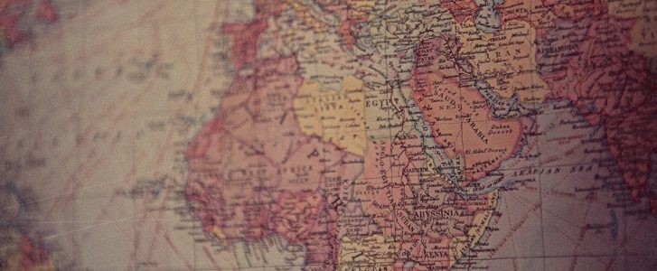 Map focused in on Africa ("It's the largest humanitarian crisis since 1945.")