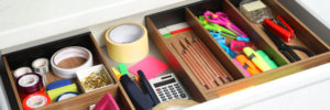 An organized drawer