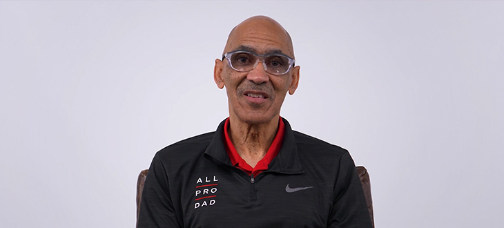 All Pro Dad, the fatherhood support started by Tony Dungy, takes to the  field Saturday
